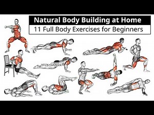 Natural Body Building at Home | 11 Full Body Exercises for Beginners