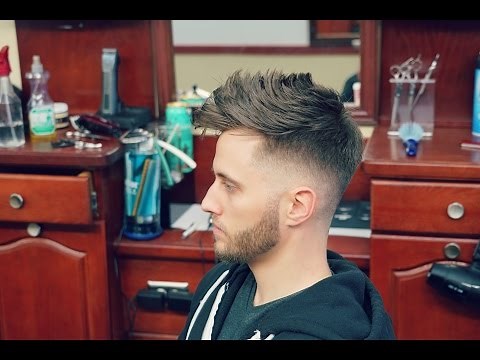 MC Barber Teaches How to Do a Messy Fohawk with Fade