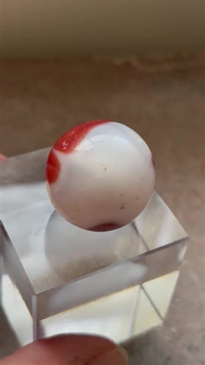 Vintage Marble King Peltier Red Oxblood and Patch Glass Shooter Marble, Collectible, Pre 1970’s - Etsy