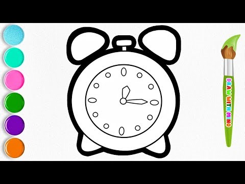 How To Draw Alarm Clock | Easy Drawing for Kids