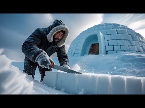 How Arctic Nomads Build Snow Huts That Stay Warm in –60°C