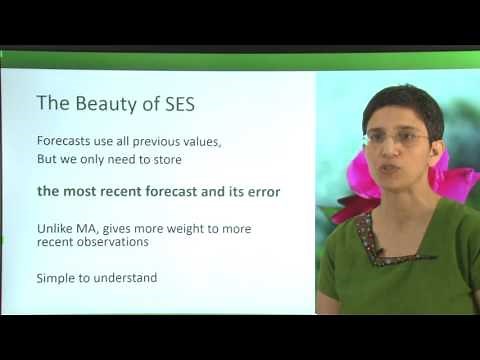 Smoothing 4: Simple exponential smoothing (SES)
