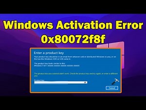 how to Fix Activation Error Code 0x80072f8f on Windows 10 & 11