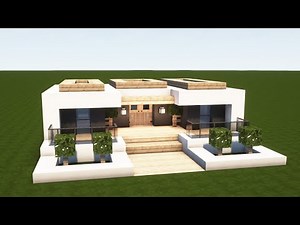 KLEINES MODERNES HAUS in MINECRAFT bauen TUTORIAL [HAUS 309]