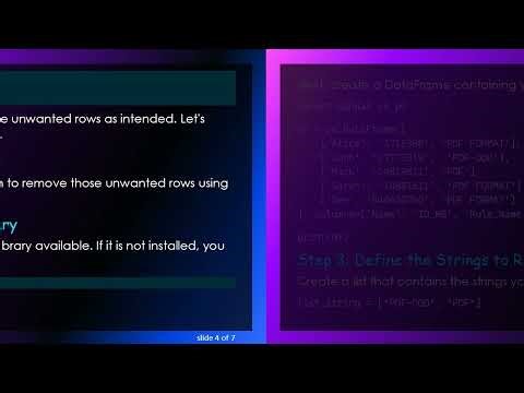 How to Remove Rows Containing Specific Strings from Your Dataset