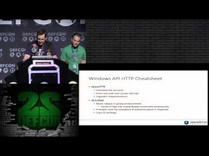 DEF CON 22 - Brady Bloxham - Getting Windows to Play with Itself