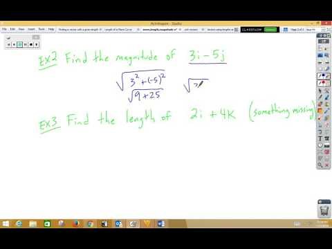 Norm, length, magnitude of a vector