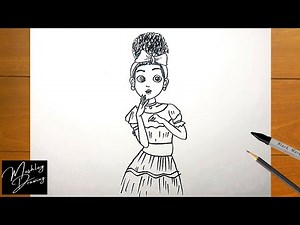 How to Draw Dolores Madrigal from Disney Encanto