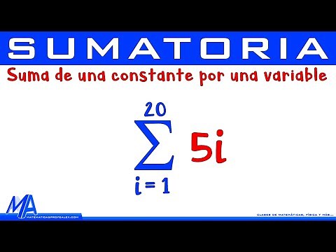 Summation of a constant by a variable