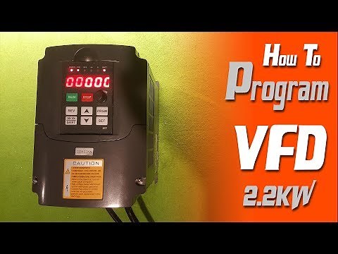 How to program Huanyang VFD 2.2KW