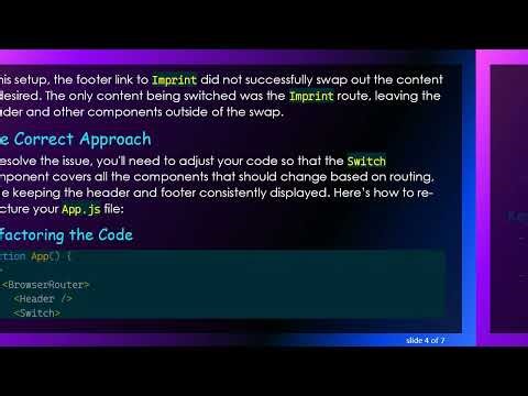 How to Properly Render a New Page from Footer Menu in React JS