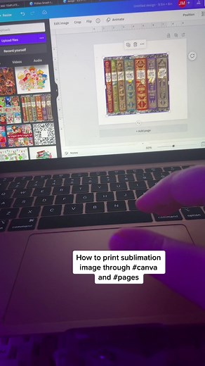 How to print a sublimation image. How to use canva How to use pages #canva #sublimation #tumblerpress #canvamockup #printyourimages #sublimationprintingtutorial
