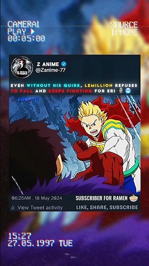 Lemillion’s Unbreakable Hero Spirit 🗿🥶 #myheroacademia #mha #mhaedit #anime #animeedit