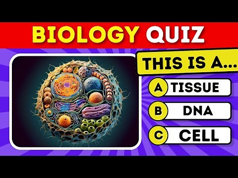 Test Your Knowledge in BIOLOGY🧪🧬 50 Biology Questions