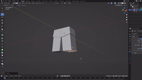 Blender basic modeling tutorial - simple female robot #oe301