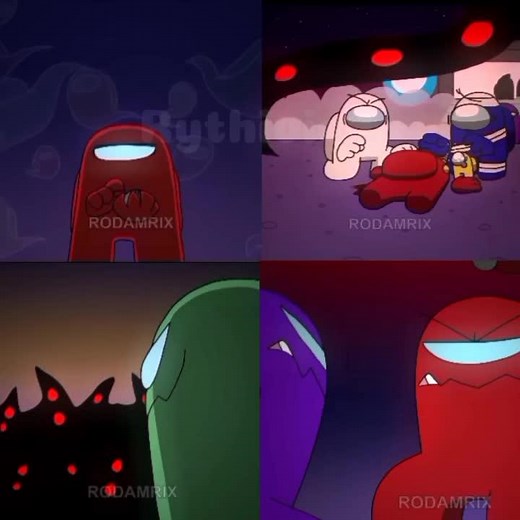Colorful Among Us Animation Edit featuring Rodamrix and Fortegreen