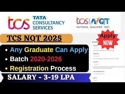 TCS NQT 2025 Explained 🔥 | Eligibility, Exam Pattern & How to Apply Step-by-Step