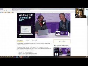 Example of using the System.Threading.Channels API