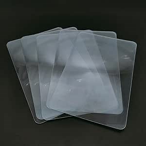 Amazon.com: HYMAOME 5pcs Page Magnifier for Reading, 3X Magnifying Lens Sheet/Bookmark Flat Magnifier Lenses, Magnifying Fine Print, Flexible Lens : Health & Household