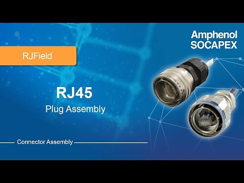 Amphenol RJ FIELD Assembly - Rugged RJ45 connector