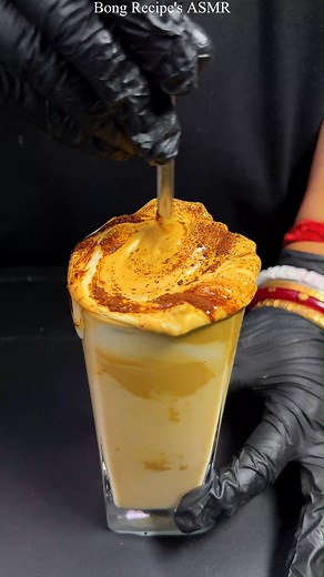 Thick Cold Coffee ASMR | Bong Recipes ASMR