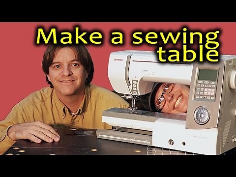How to make a sewing table