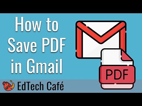 Save PDF in Gmail