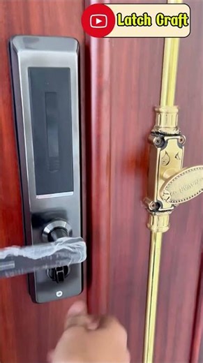 Inside the Multi Point Latch Mechanism of a Modern Smart Lock #LatchCraft #SmartLock #GateLock