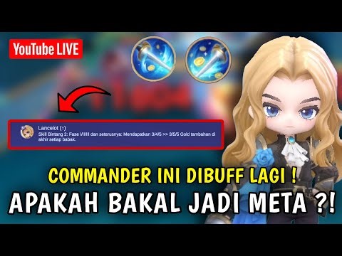 Bermain Commander Magic chess yang abis dibuff lagi !? Apakah bakal jadi meta magic chess ? Live