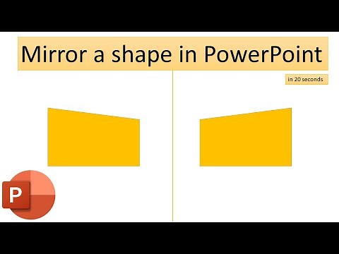How to mirror a shape in PowerPoint