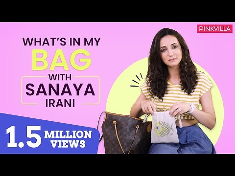 What's in my bag with Sanaya Irani | Fashion | Television | Pinkvilla