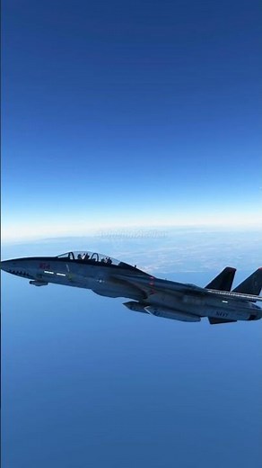 F-14 Tomcat: The Legendary Fighter Jet in Action | Iconic Aircraft Footage #aviation #shorts