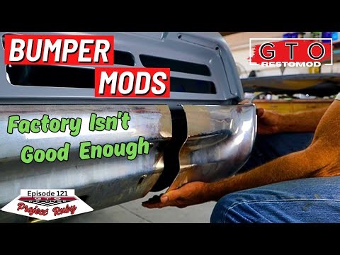 Narrowing the Bumpers for a Sleek Look - GTO Restomod - (Ep 121)