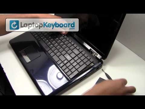 Asus Keyboard Installation Guide - Replacement Remove Install Laptop G60 K52 G72 K50
