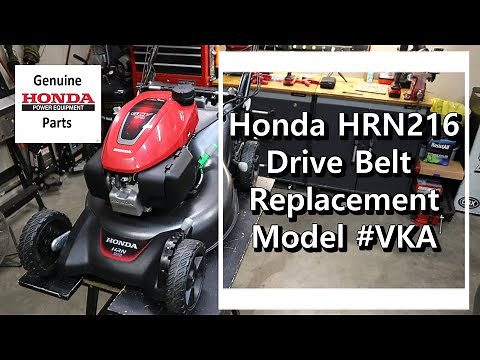 Honda HRN216 Model# VKA Drive Belt Replacement with Smart Drive System