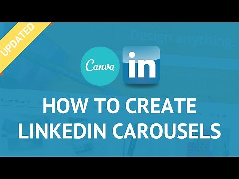 How To Create A LinkedIn Carousel Post (FAST and EASY with Canva)