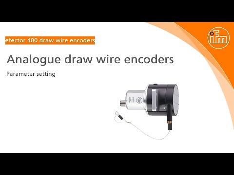 How to - Draw wire encoder (parameter setting)