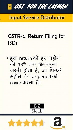 GSTR-6 Return Filing for ISDs: Key Details You Need to Know #gst#shorts