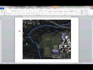 HOW TO | Create a Map Using Word | Part 2 | Annotating for data sites and creek