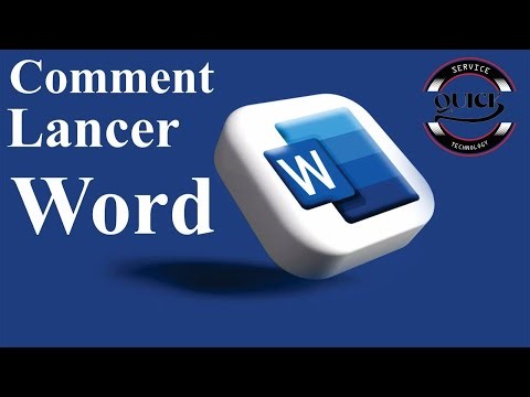 Comment Lancer Word