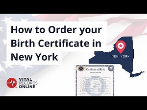 How to Order a New York Birth Certificate | Vital Records Online