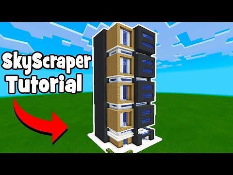 Minecraft Tutorial: How To Make A Skyscraper #1 (City Tutorial)