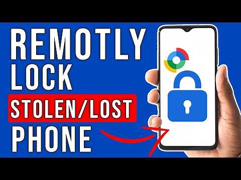 Remotely Lock Lost /Stolen Android Phone with Google Find My Device