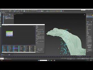 10 Particle Movement on Terrain Simulation with Tyflow