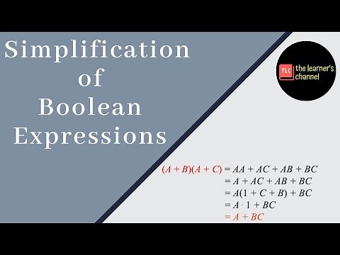 Simplification of Boolean Expressions