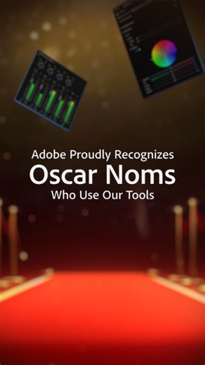 17K views · 134 reactions | From "Export" to the big screen.  Congrats to these Academy Award-nominated films that made it all the way to Hollywood’s most iconic stage — with a little help from our tools. Best of luck! | Adobe Video | Facebook