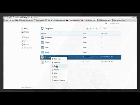 How To Deleting Files From Dropbox