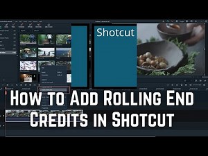 How to Add Rolling End Credits in Shotcut | Tutorial
