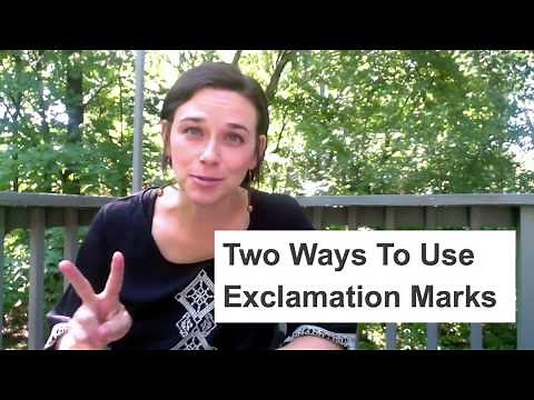 Learn How To Use Exclamation Marks