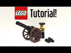 How To Build A LEGO Cannon! Tutorial Tuesday!